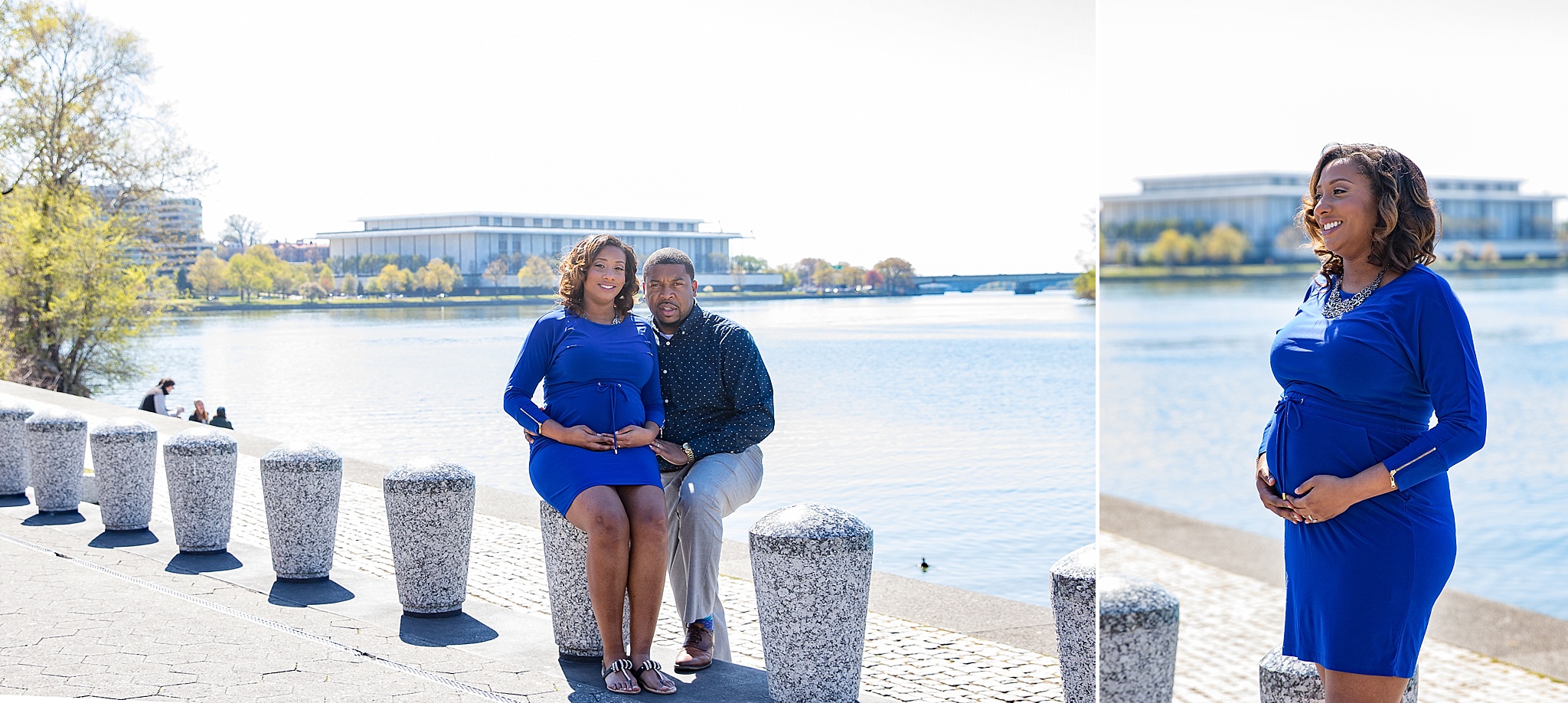 waterfront DC maternity session