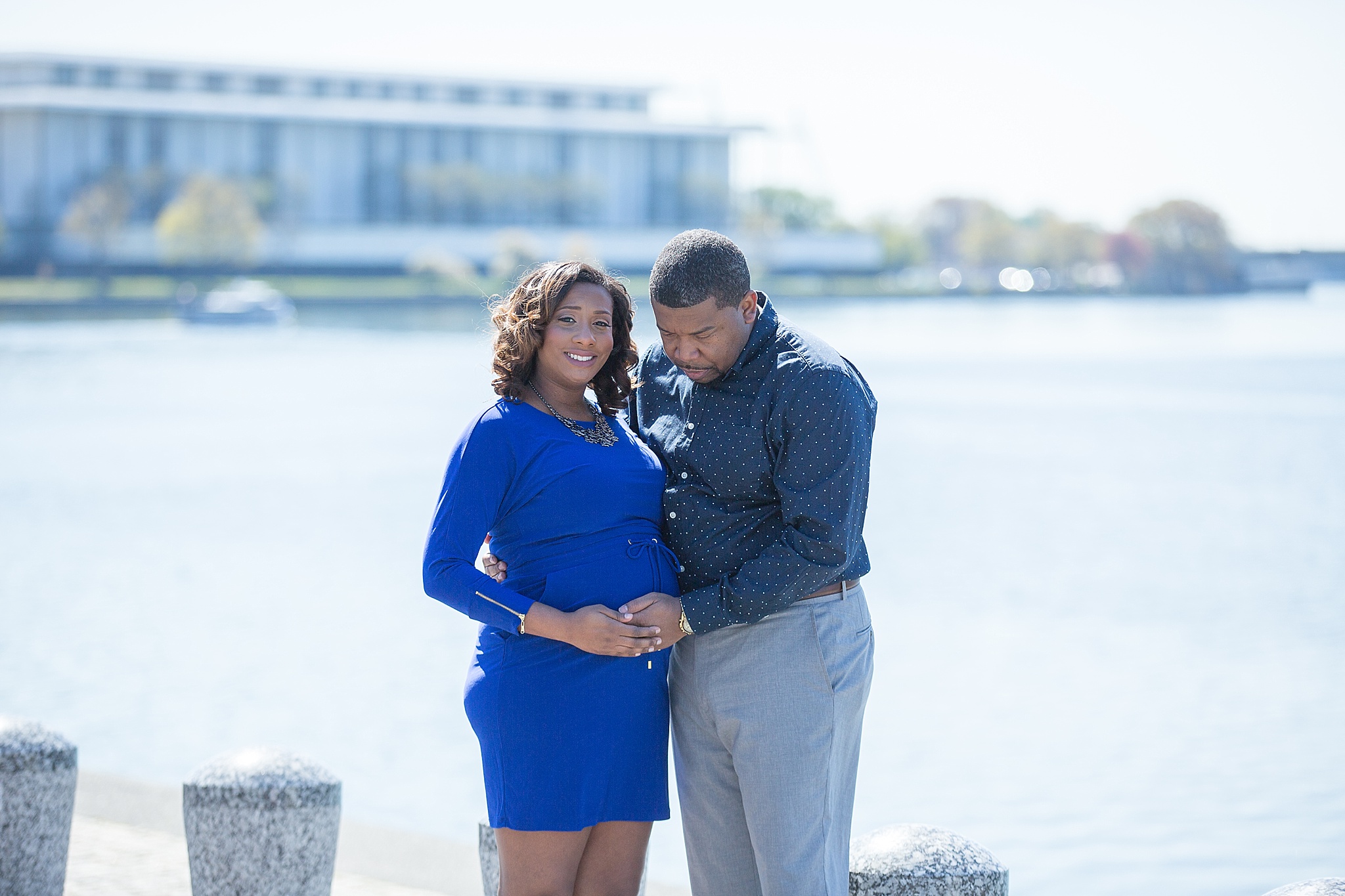 new mother and father DC maternity session